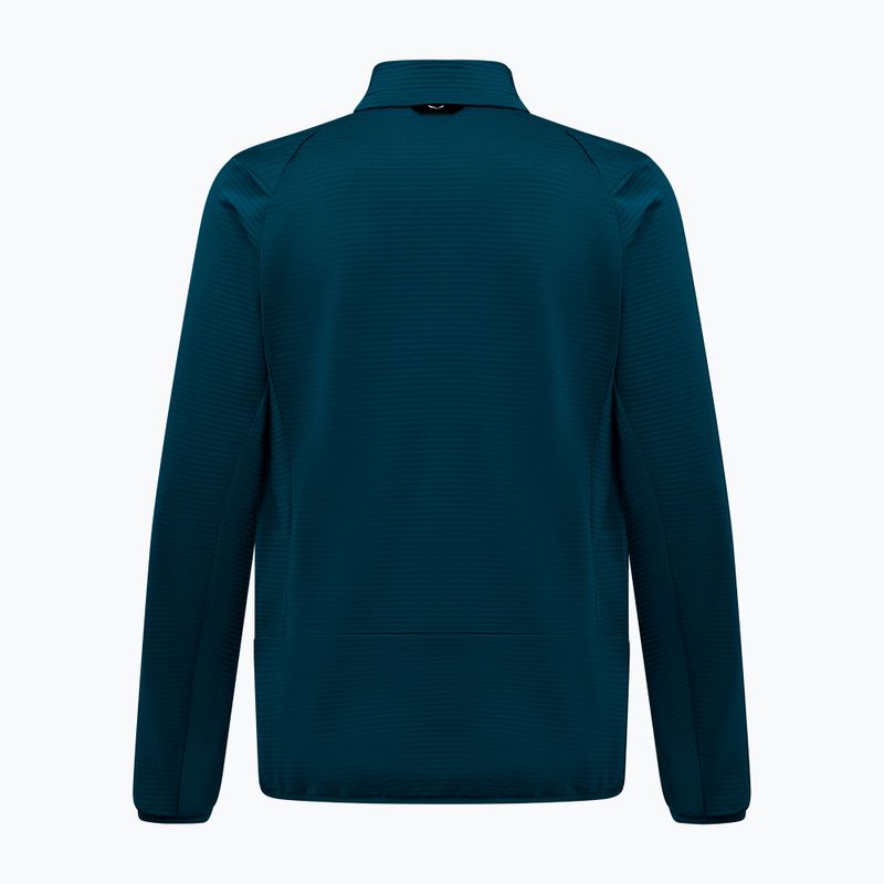 Pánská trekingová mikina Salewa Puez Altavia PL pond blue 2