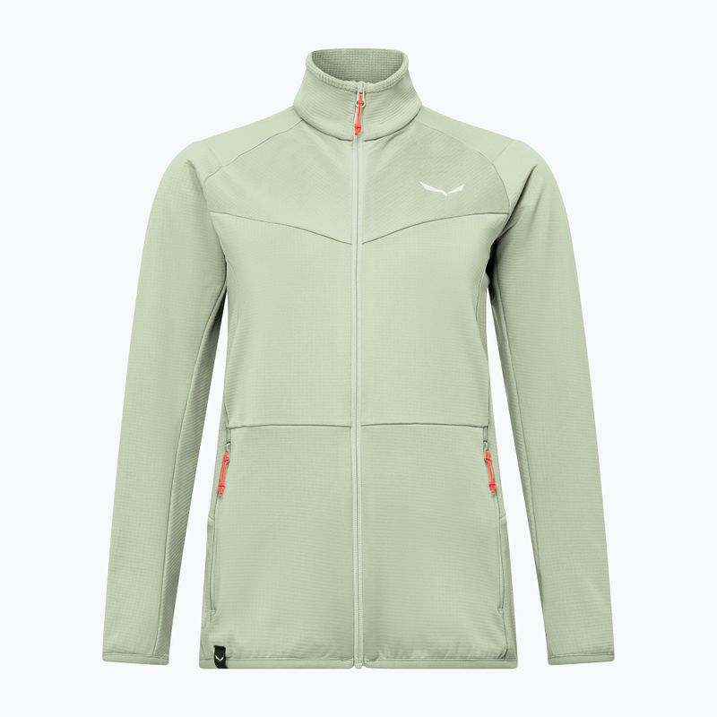Dámská trekingová mikina Salewa Puez Cammio PL Pastel Green
