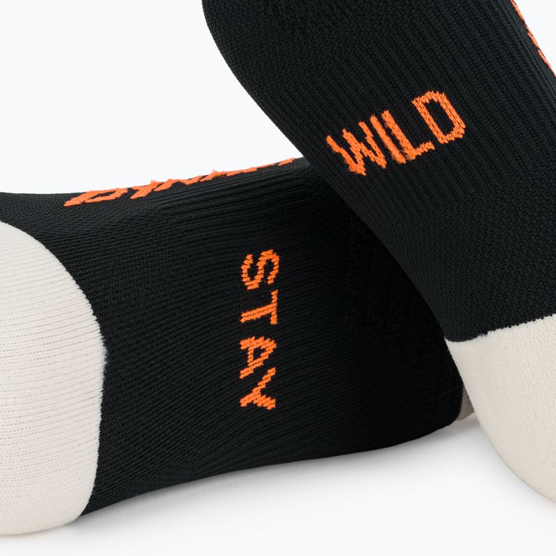 Ponožky DYNAFIT Traverse Crew black out ultra orange/4220 6