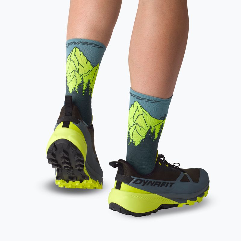Ponožky DYNAFIT Traverse Crew cinder ultra yellow/5a30 8