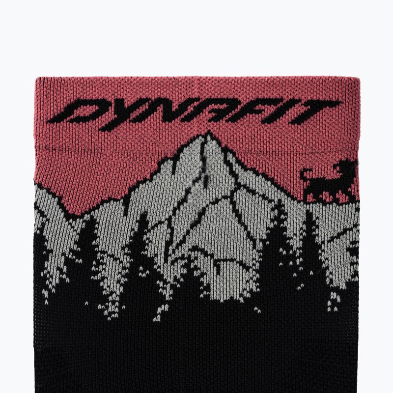 Lyžařské ponožky DYNAFIT Traverse Mid black out ultra coral/6a10 3
