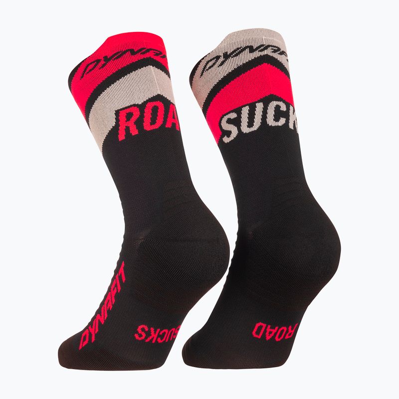 Ponožky DYNAFIT Ultra Crew black out ultra coral/6A10 6