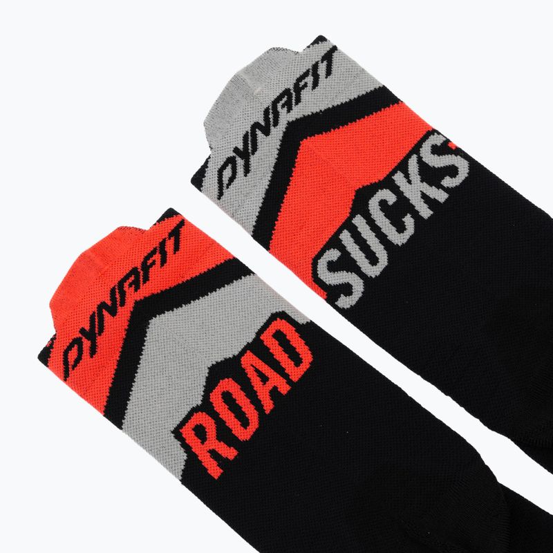 Ponožky DYNAFIT Ultra Crew black out ultra coral/6A10 3