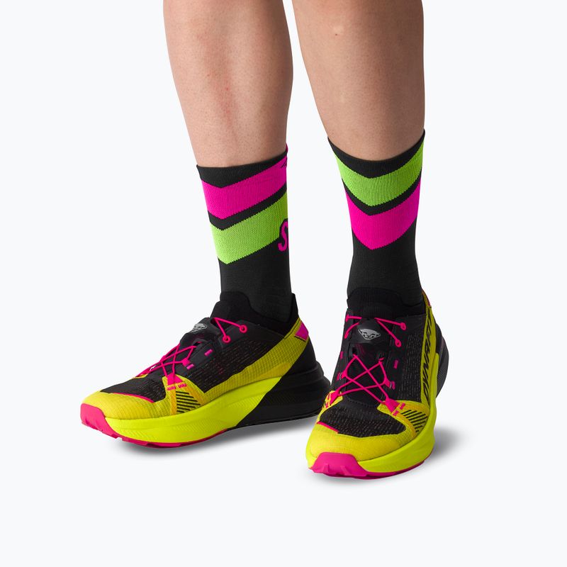 Ponožky DYNAFIT Ultra Crew black out ultra yellow/5A30 7