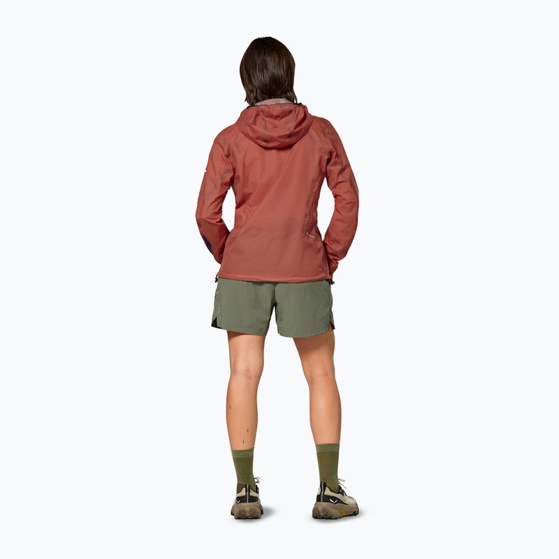 Dámská nepromokavá bunda Salewa Pedroc 2 PTX 2.5 Light etruscan red 3