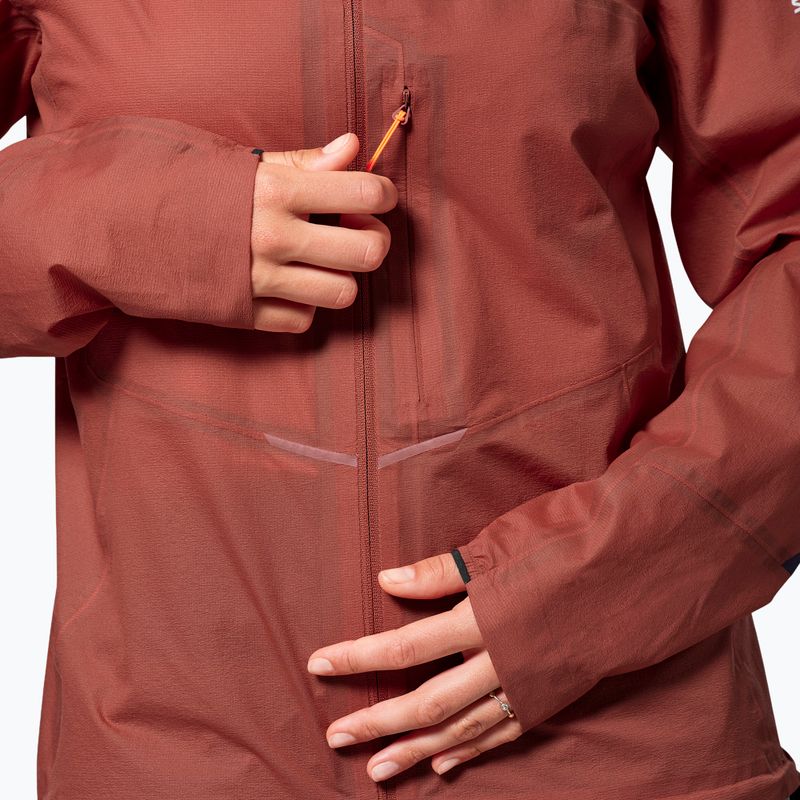 Dámská nepromokavá bunda Salewa Pedroc 2 PTX 2.5 Light etruscan red 4