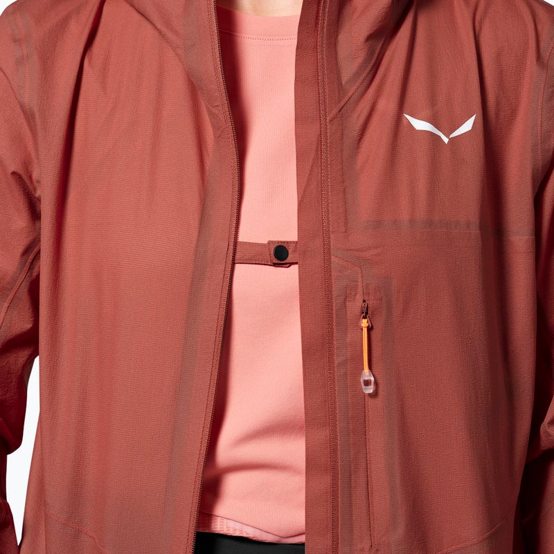 Dámská nepromokavá bunda Salewa Pedroc 2 PTX 2.5 Light etruscan red 7