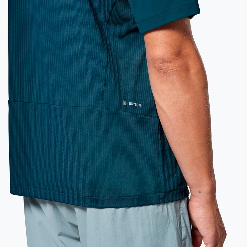 Pánské tričko Salewa Pedroc Dry Hyb pond blue 5