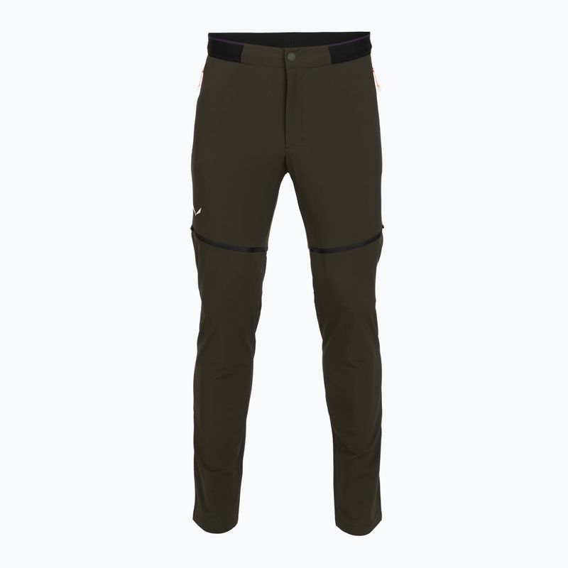 Pánské trekingové kalhoty Salewa Pedroc 3 DST 2IN1 dark olive