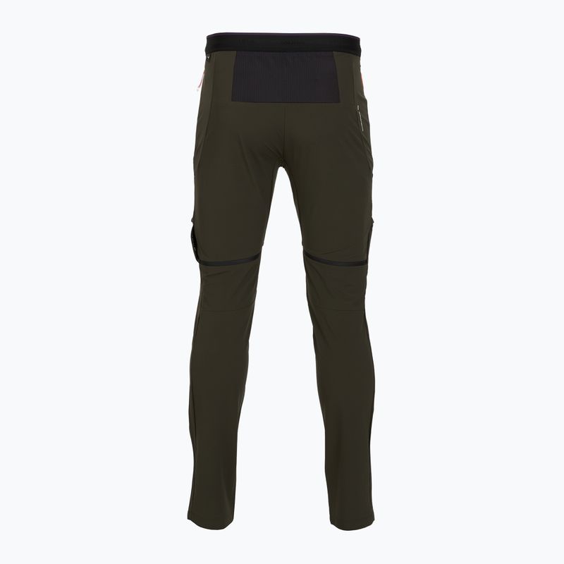 Pánské trekingové kalhoty Salewa Pedroc 3 DST 2IN1 dark olive 2