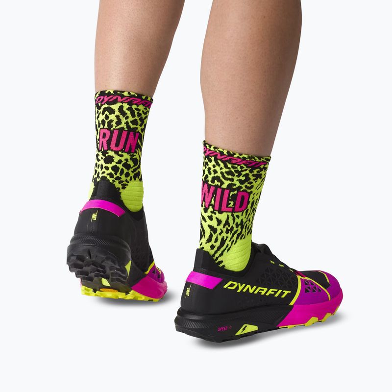 Ponožky DYNAFIT Run Wild Crew ultra yellow 9