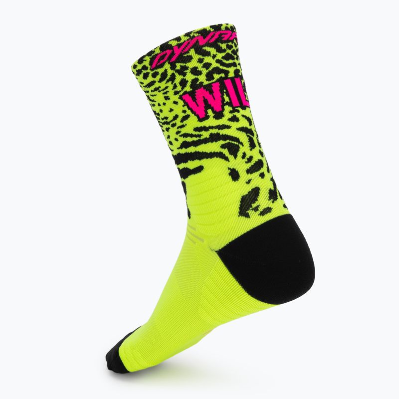 Ponožky DYNAFIT Run Wild Crew ultra yellow 2