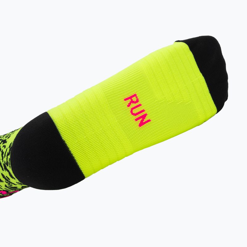 Ponožky DYNAFIT Run Wild Crew ultra yellow 4