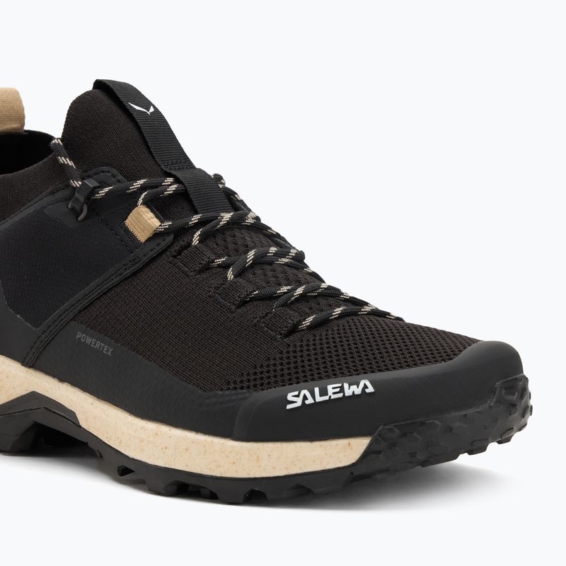 Pánské trekové boty Salewa Puez 2 Knit Powertex black/black 7