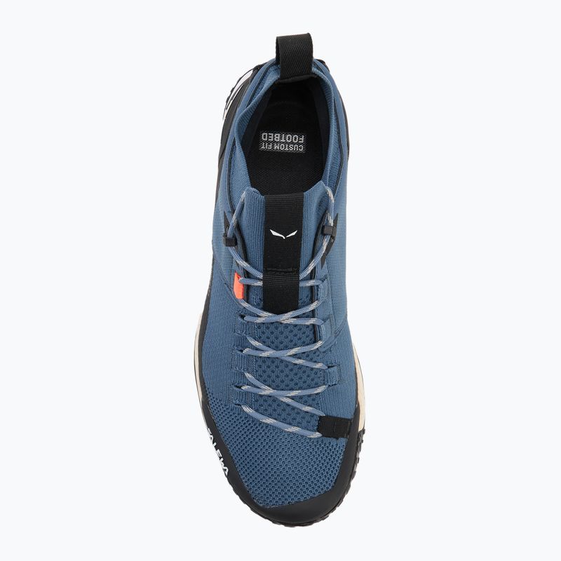 Pánské trekové boty Salewa Puez 2 Knit Powertex java blue/black 5