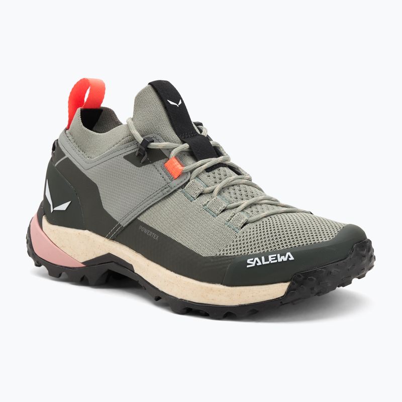 Dámské trekové boty Salewa Puez 2 Knit Powertex shadow/dark olive