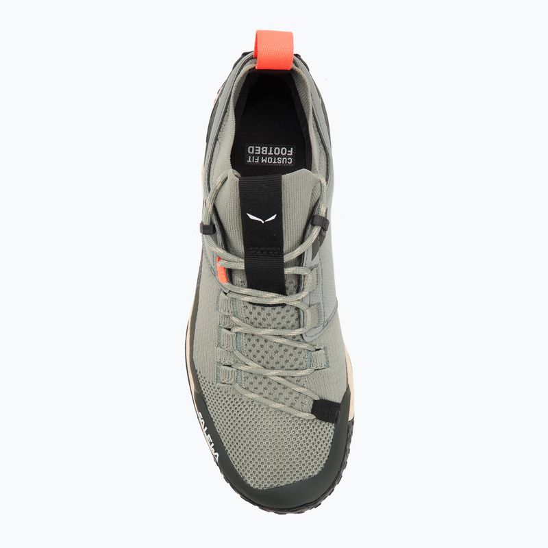 Dámské trekové boty Salewa Puez 2 Knit Powertex shadow/dark olive 5