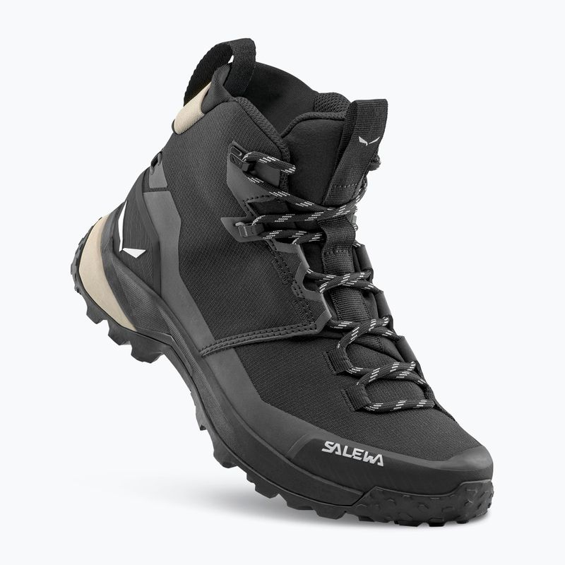 Dámské trekingové boty Salewa Puez 2 Mid Ptx black/black 3