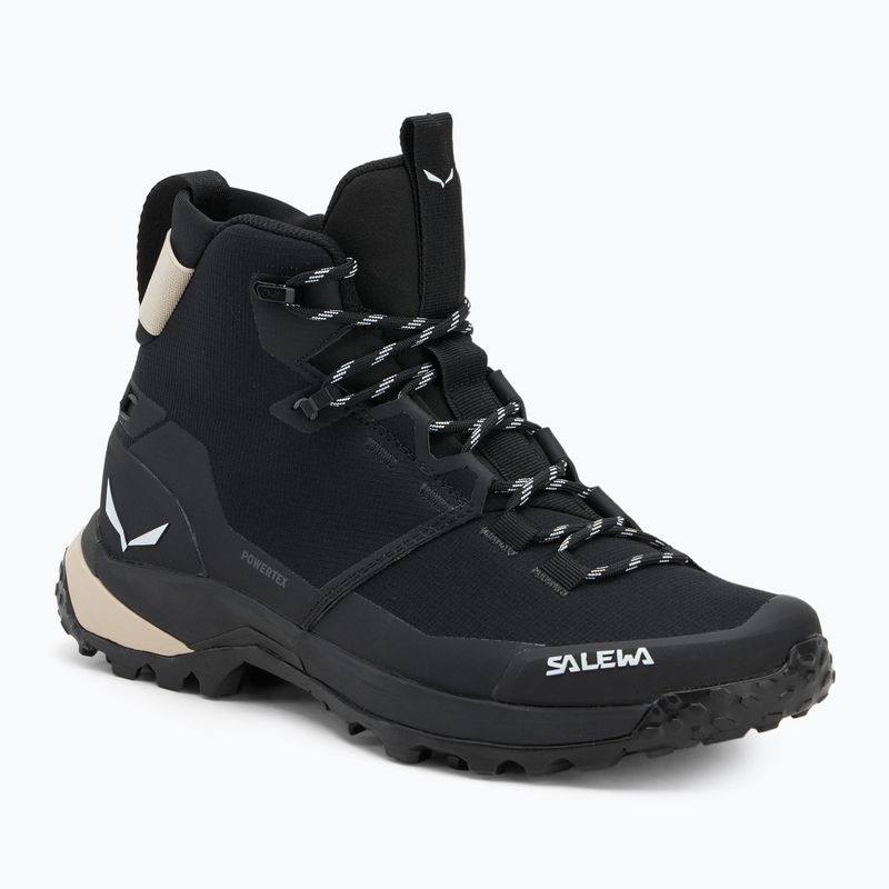 Dámské trekingové boty Salewa Puez 2 Mid Ptx black/black