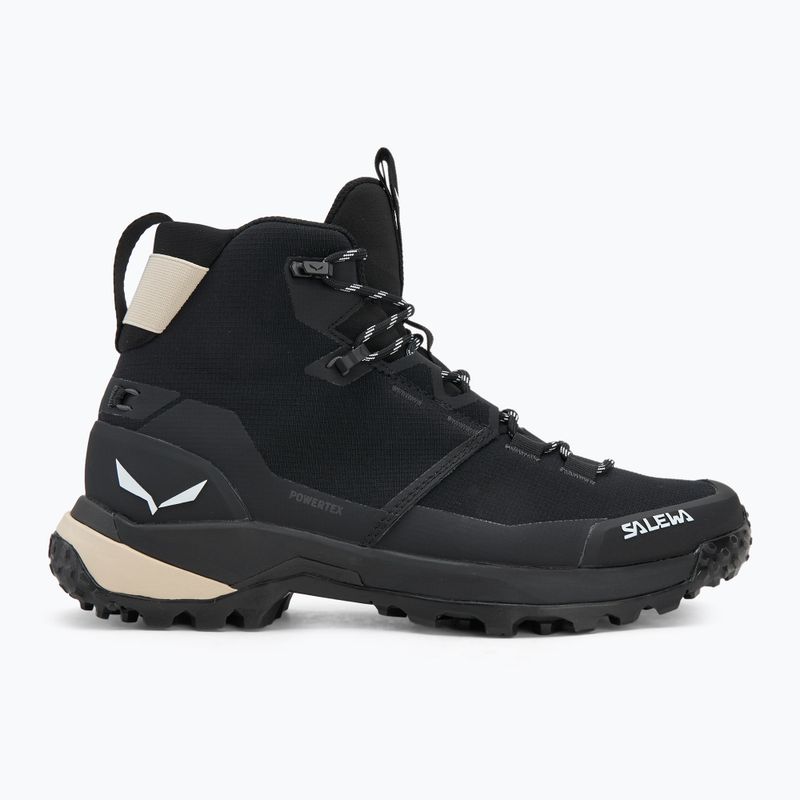 Dámské trekingové boty Salewa Puez 2 Mid Ptx black/black 2