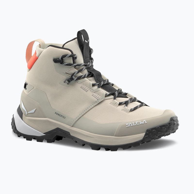 Dámské trekingové boty Salewa Puez 2 Mid Ptx oatmeal/oatmeal