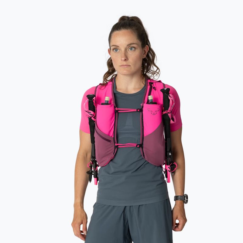 Běžecká vesta DYNAFIT Alpine 15 Vest pink glo/amaranth 2