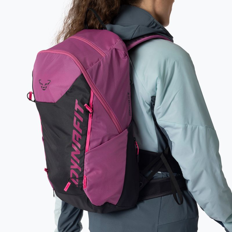 Dámský turistický batoh DYNAFIT Transalper 22 l magenta/black out 3