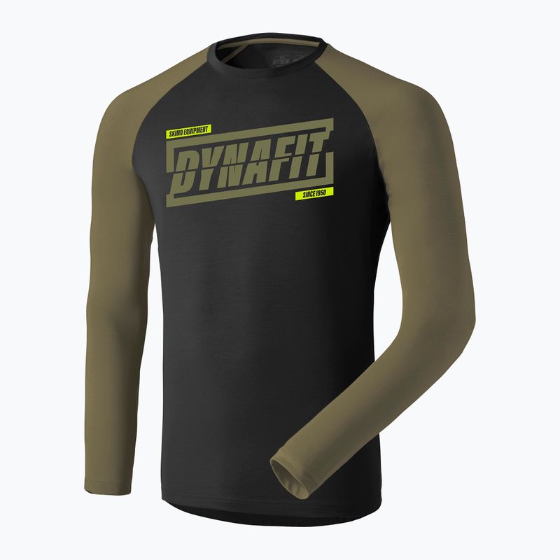 Pánské běžecké tričko Longsleeve DYNAFIT 24/7 military green/0910 4
