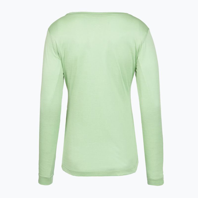 Dámské trekingové tričko Longsleeve Salewa Puez Melange Dry pastel green melange 2