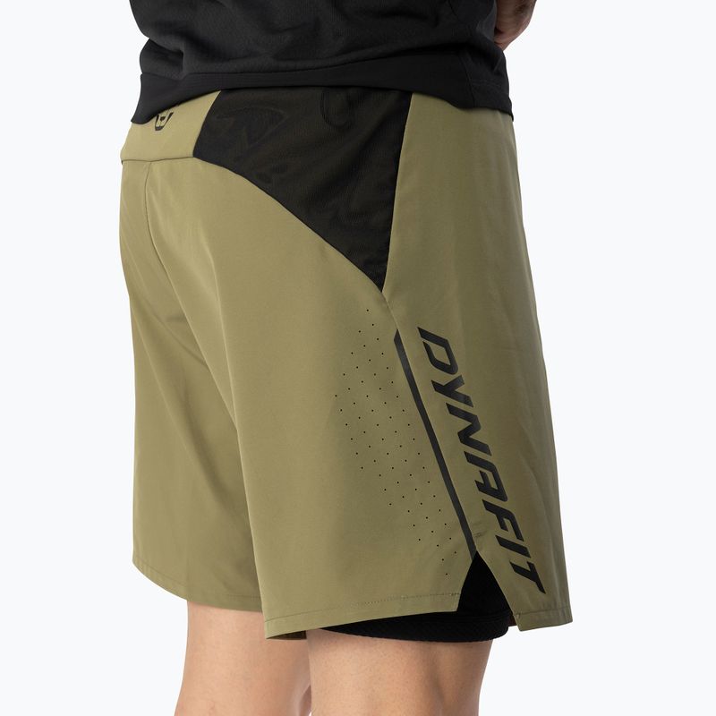 Pánské běžecké šortky DYNAFIT Alpine Pro 2IN1 military green 5