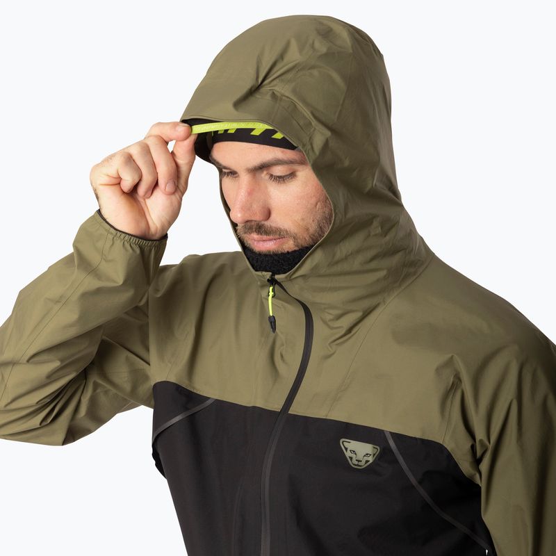 Pánská běžecká bunda DYNAFIT Alpine 3L military green/0910 4