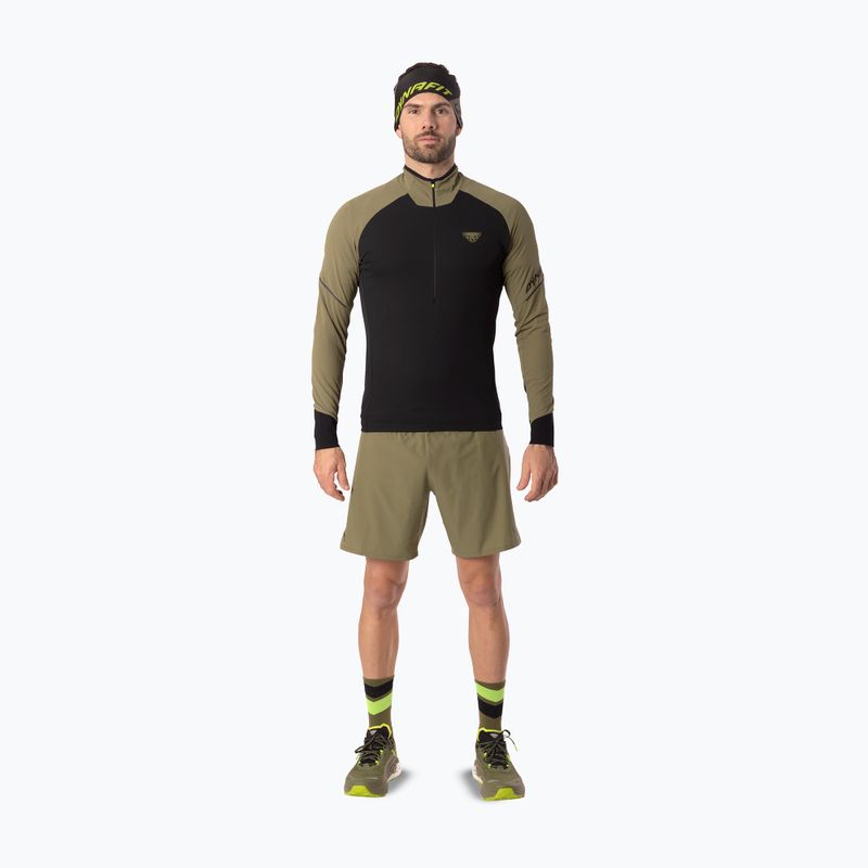 Pánská běžecká mikina Dynafit Alpine LS 1/2 Zip Tee military green/0910 2
