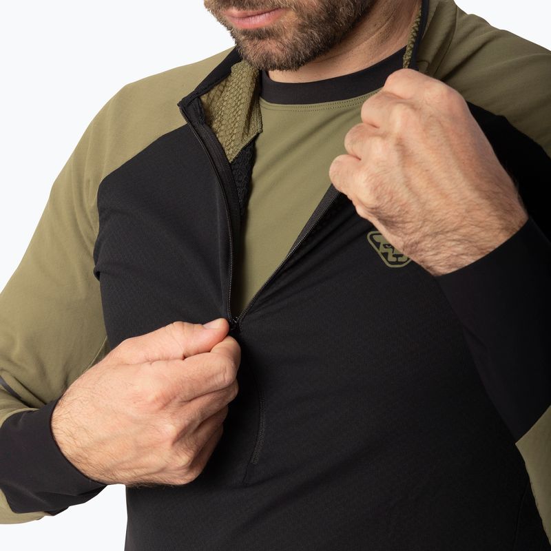 Pánská běžecká mikina Dynafit Alpine LS 1/2 Zip Tee military green/0910 4