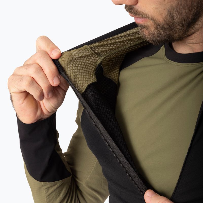 Pánská běžecká mikina Dynafit Alpine LS 1/2 Zip Tee military green/0910 5