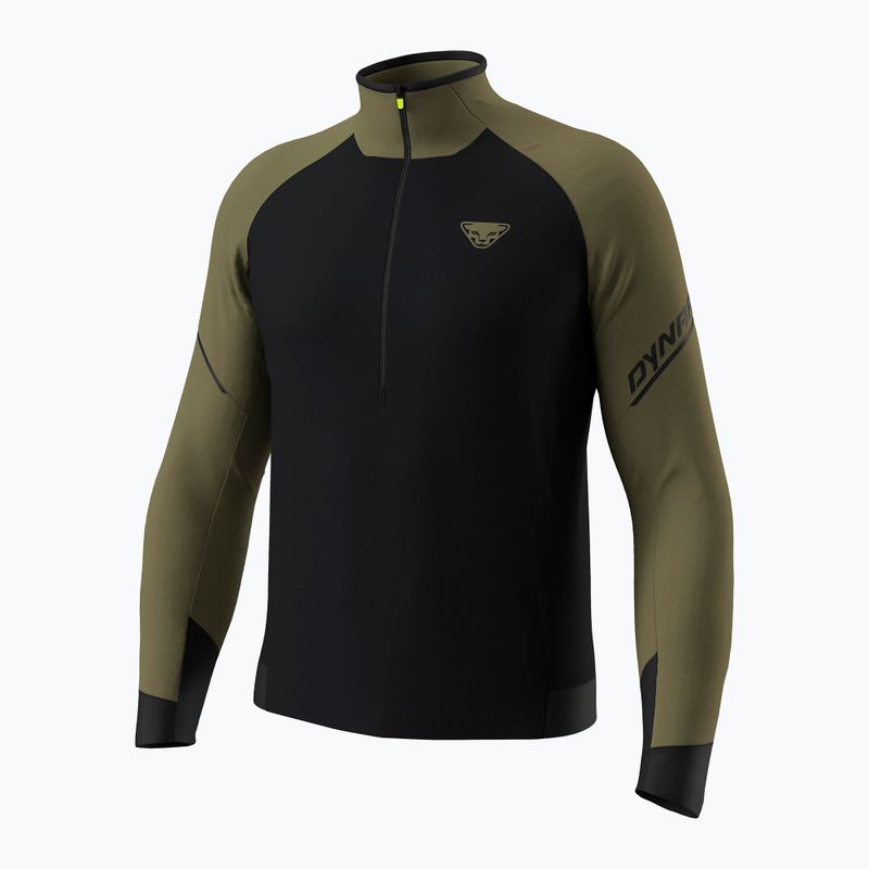 Pánská běžecká mikina Dynafit Alpine LS 1/2 Zip Tee military green/0910 7