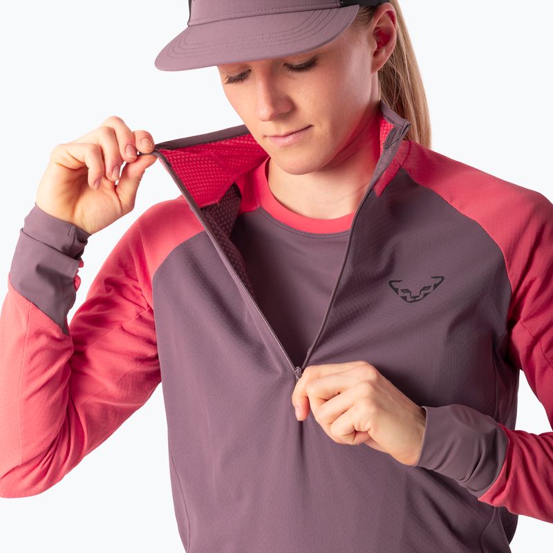 Dámská běžecká mikina Dynafit Alpine LS 1/2 Zip Tee cabana/6A90 4