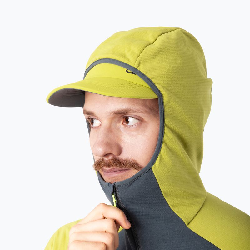 Pánská skitouringová mikina DYNAFIT Radical Polartec Hooded golden lime/0720 3