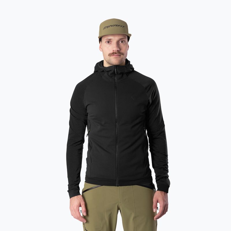 Pánská skitouringová mikina DYNAFIT Radical Polartec Hooded black out