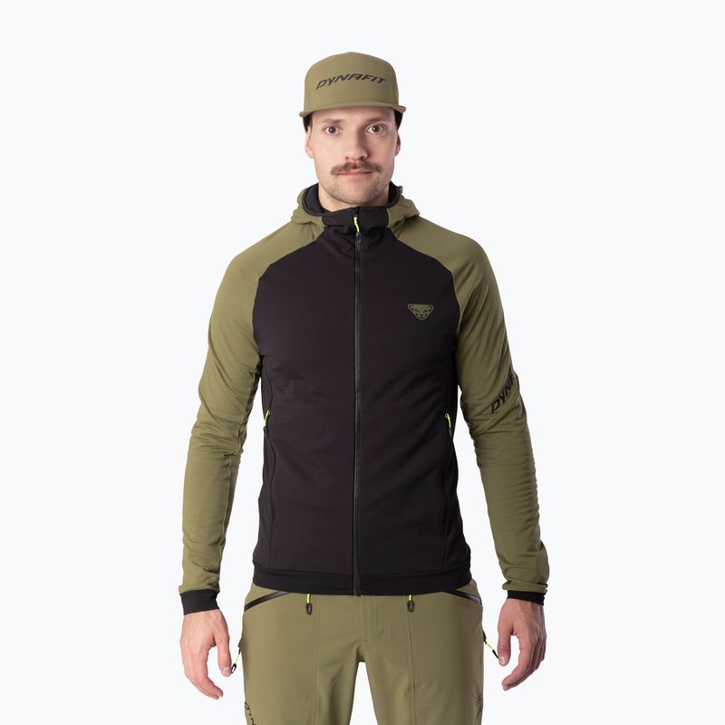 Pánská skitouringová mikina DYNAFIT Radical Polartec Hooded military green/0910