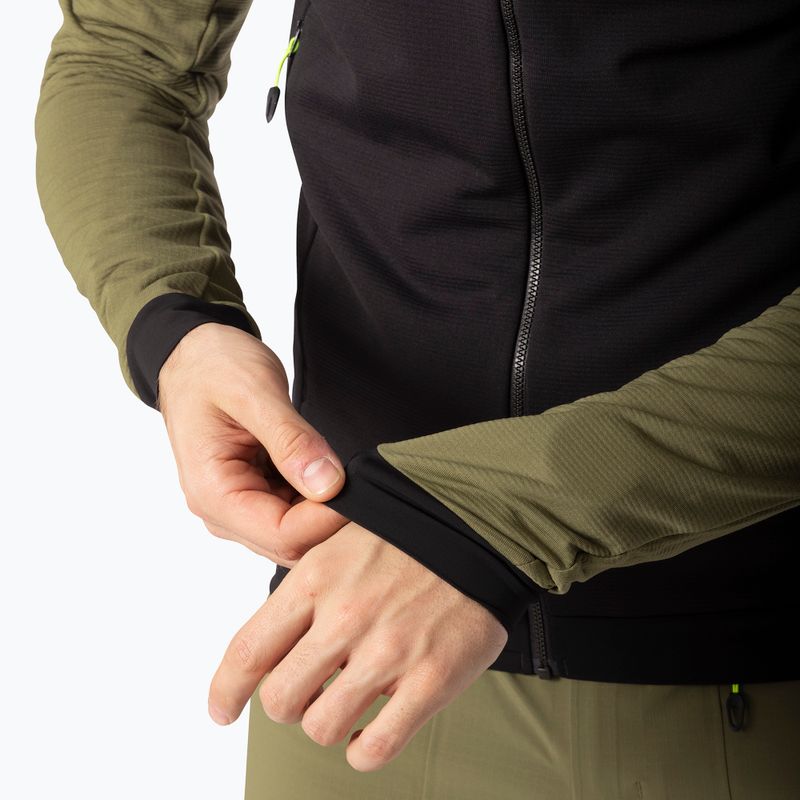 Pánská skitouringová mikina DYNAFIT Radical Polartec Hooded military green/0910 3
