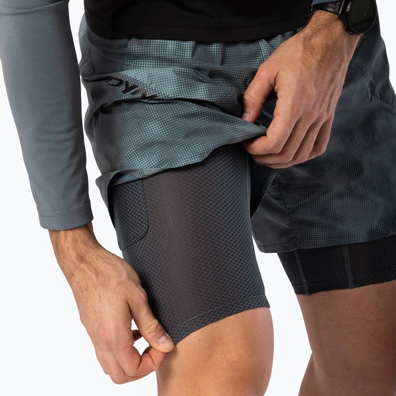 Pánské běžecké šortky DYNAFIT Trail Reflective 2in1 cinder 3
