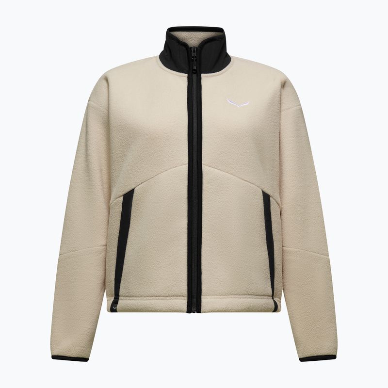 Dámská fleecová mikina Salewa Fanes Full Zip Oatmeal