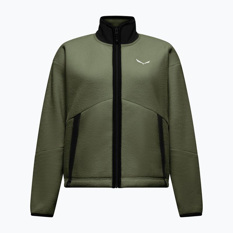 Dámská fleecová mikina Salewa Fanes Full Zip Faded Green
