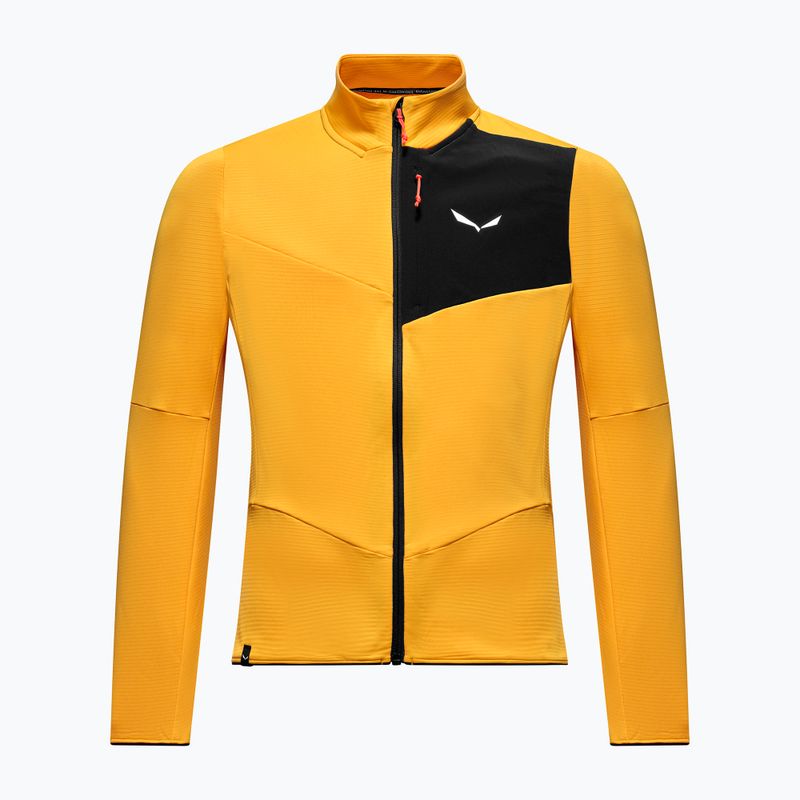 Pánská fleecová mikina Salewa Ortles Fleece Full Zip Gold