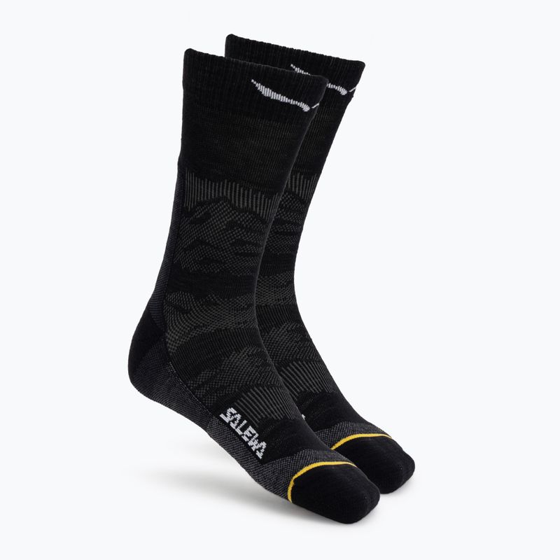 Pánské ponožky Salewa Ortles AM Crew black out