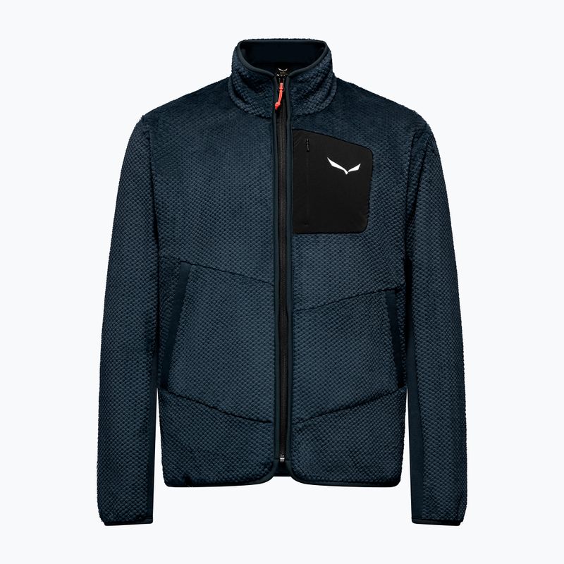 Pánská trekingová mikina Salewa Puez Warm Full Zip blueberry