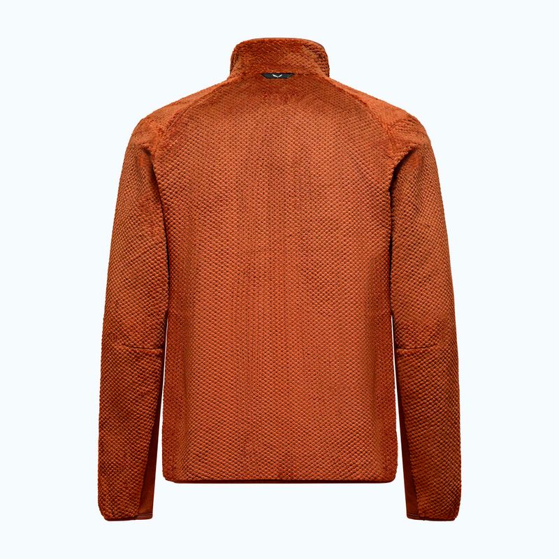 Pánská trekingová mikina Salewa Puez Warm Full Zip bombay brown 2