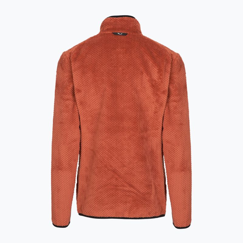 Dámská trekingová mikina Salewa Puez Warm Full Zip etruscan red 2