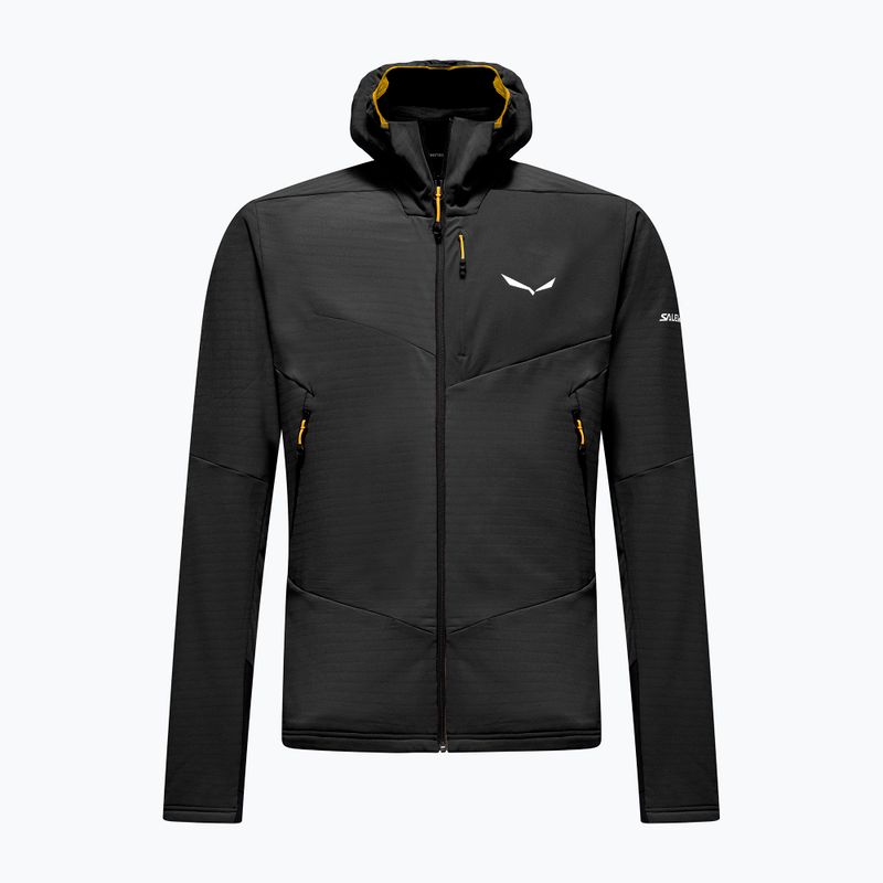 Pánská fleecová mikina Salewa Ortles Fleece Pro Hooded Black Out