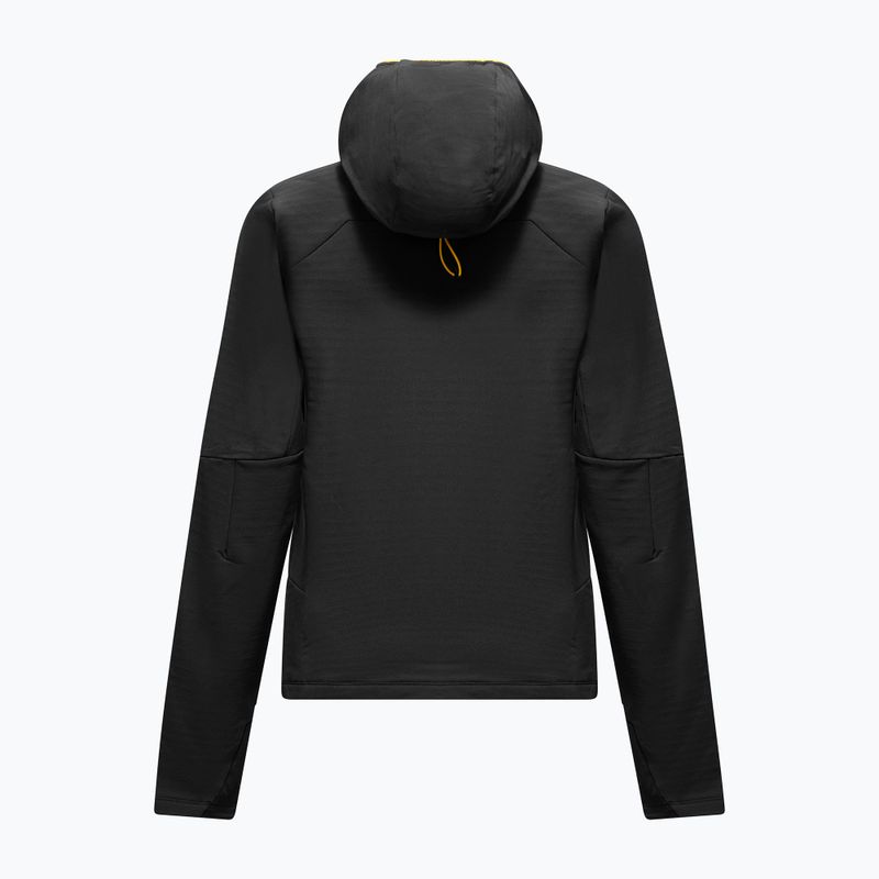 Dámská fleecová mikina Salewa Ortles Fleece Pro Hooded Black Out 2